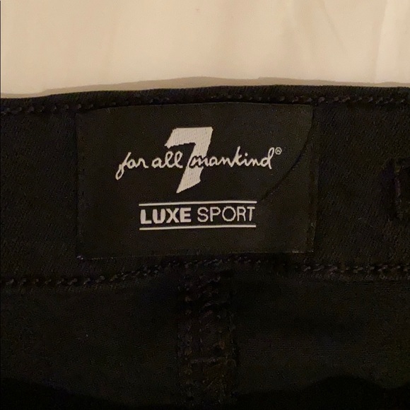 7 for all Mankind black denim jeans Paxtyn style - Picture 2 of 3